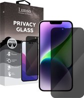 Lunso - Geschikt voor iPhone 14+ / 14 Plus - Privacy Glass - Gehard beschermglas