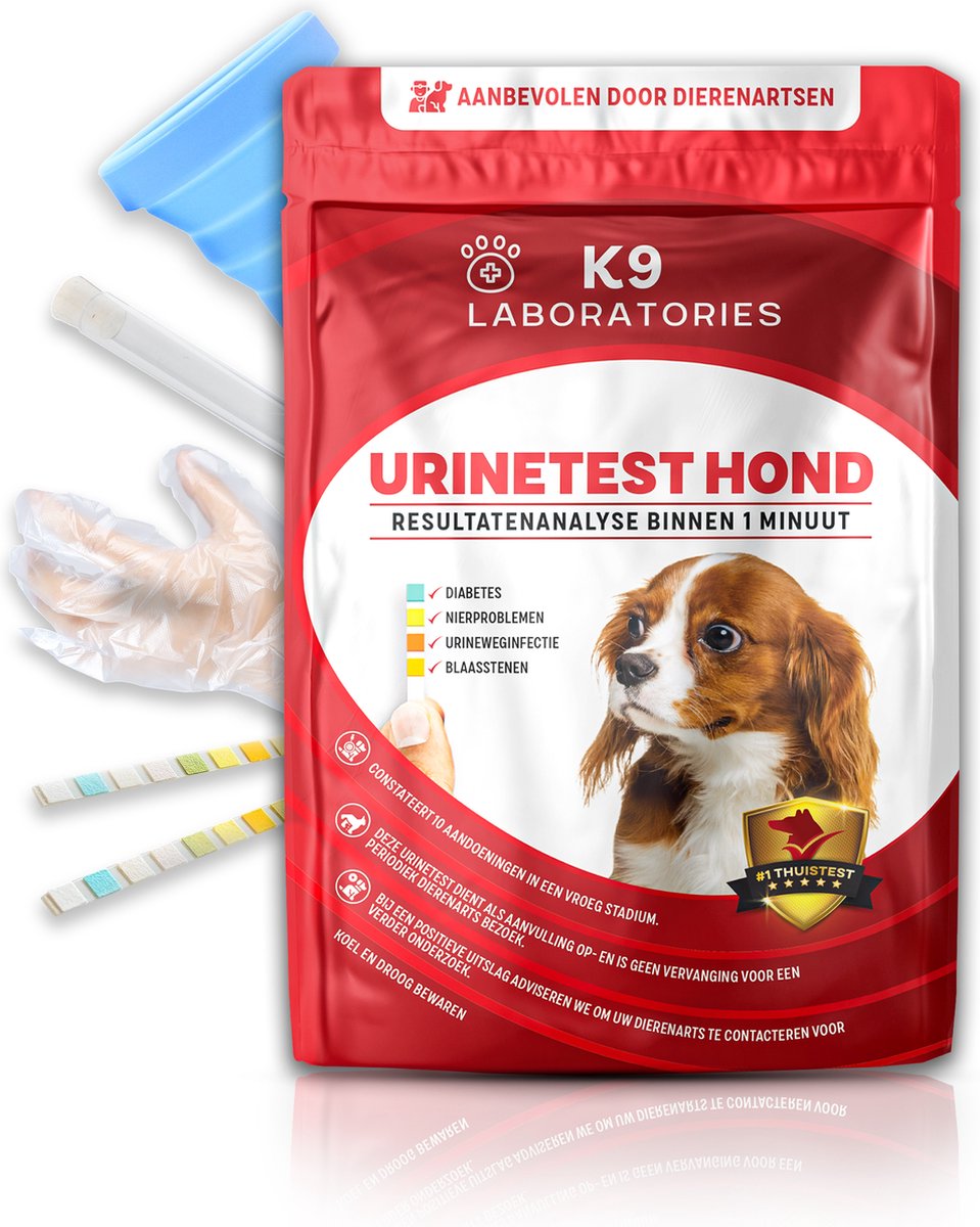 vrouw kort Visser K9 Laboratories Thuistest Voor honden - 2 stuks - Urinetest - Diagnose van  Diabetes -... | bol.com