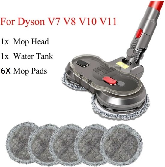 Dyson V7 V8 V10 V11 Accessoire de vadrouille électrique avec