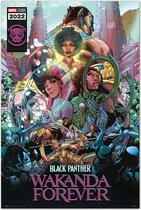 Black Panther poster - Marvel - Comic - Wakanda forever - Superheld - 61 x 91.5 cm