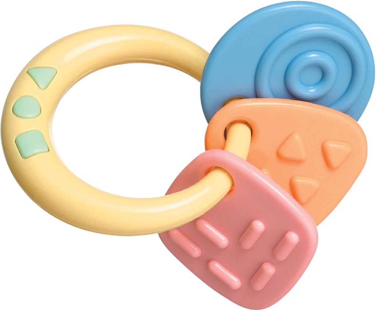 Tolo Baby Bijtring & Rammelaar in 1 - Pastelkleur