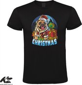 Klere-Zooi - Pug Christmas - Heren T-Shirt - XXL