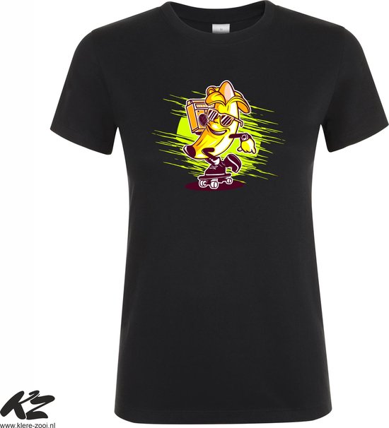 Klere-Zooi - Banana Skater - Dames T-Shirt - 4XL
