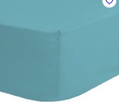 Bed Care Jersey Stretch Hoeslaken - 200x200/220 - 100% Katoen - 40CM Hoekhoogte - Turquoise