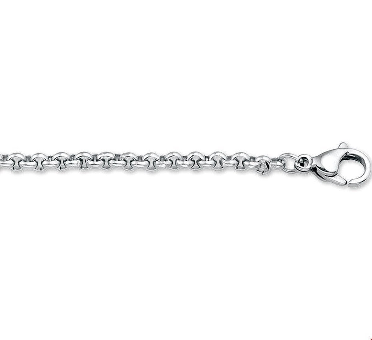 Stalen Collier jasseron 3 6502732 80 cm