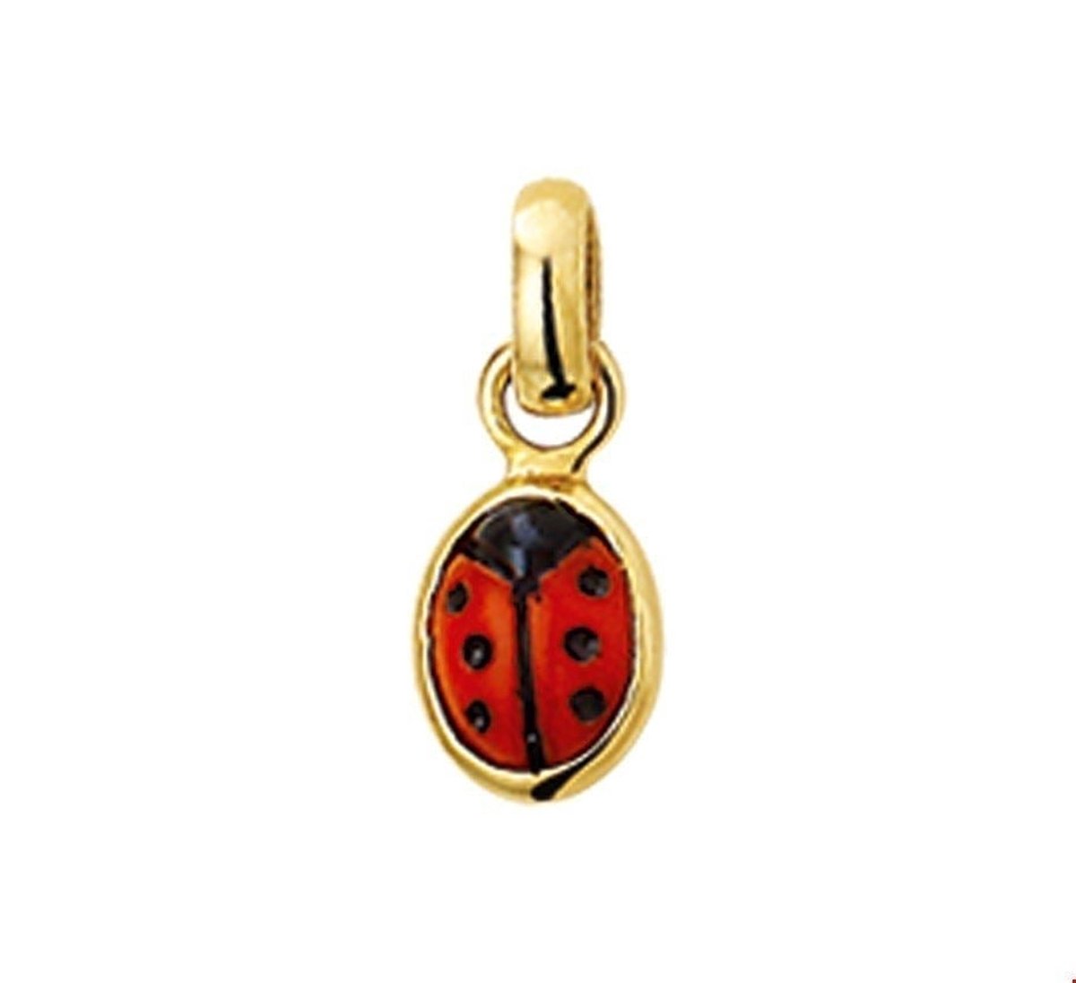 Geelgouden Hanger lieveheersbeestje 4010338
