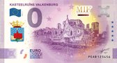 0 Euro biljet 2022 - Kasteelruïne Valkenburg KLEUR