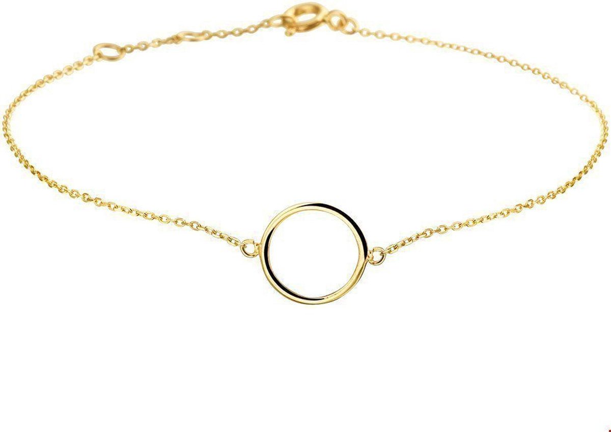 Geelgouden Armband rondje 0 4018685