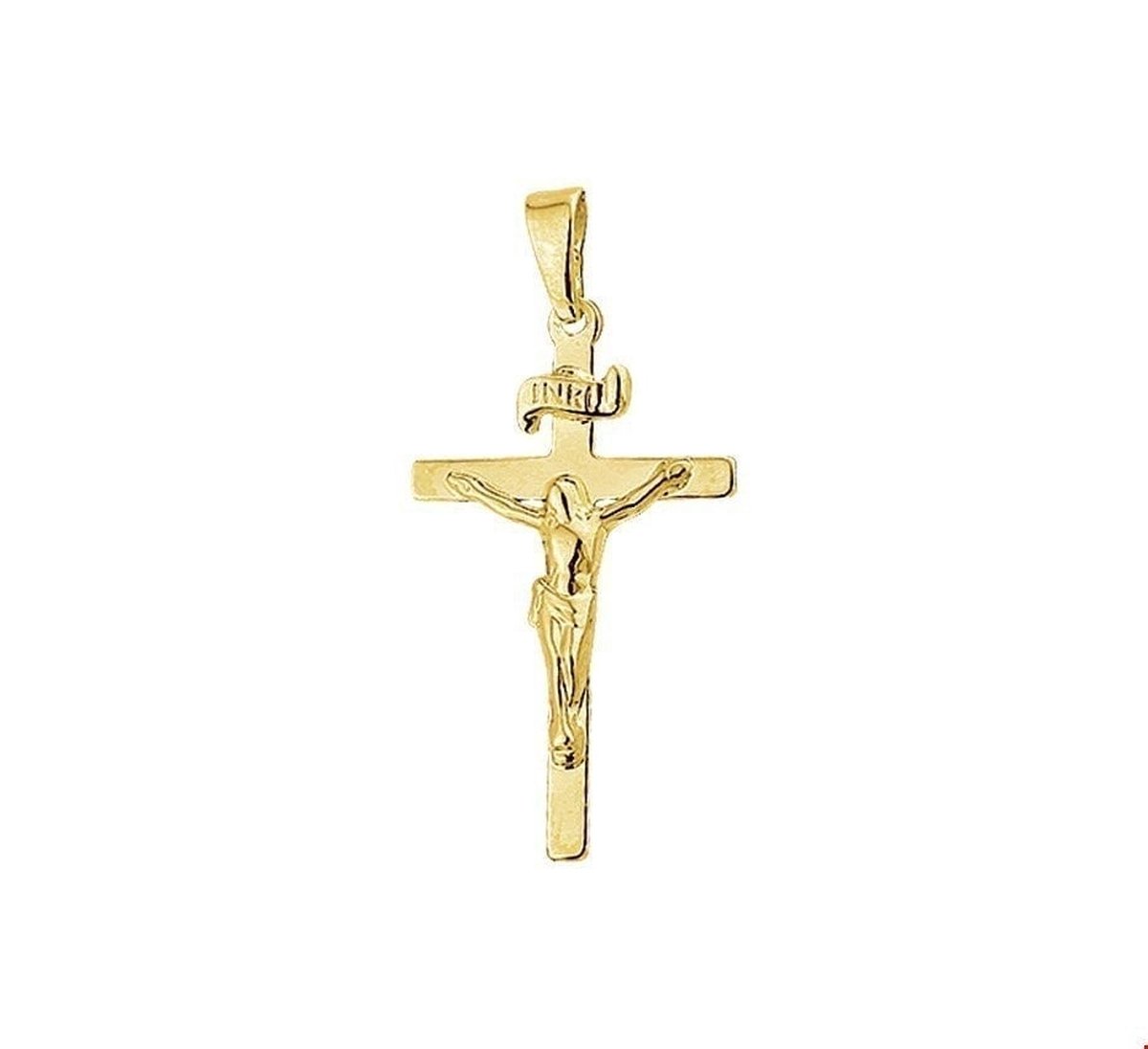 Trendjuwelier huiscollectie 4005509 Gouden bedel kruis