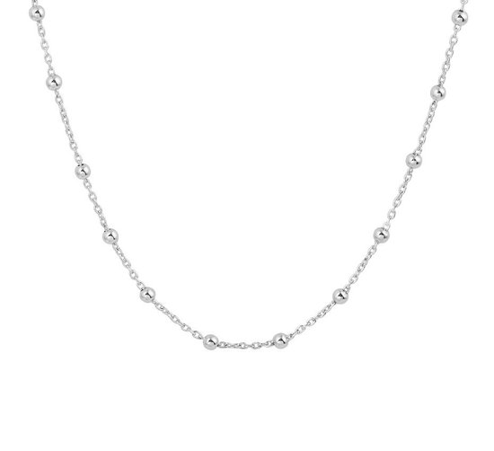 Collier Argent Rhodié Boules 2 1332601