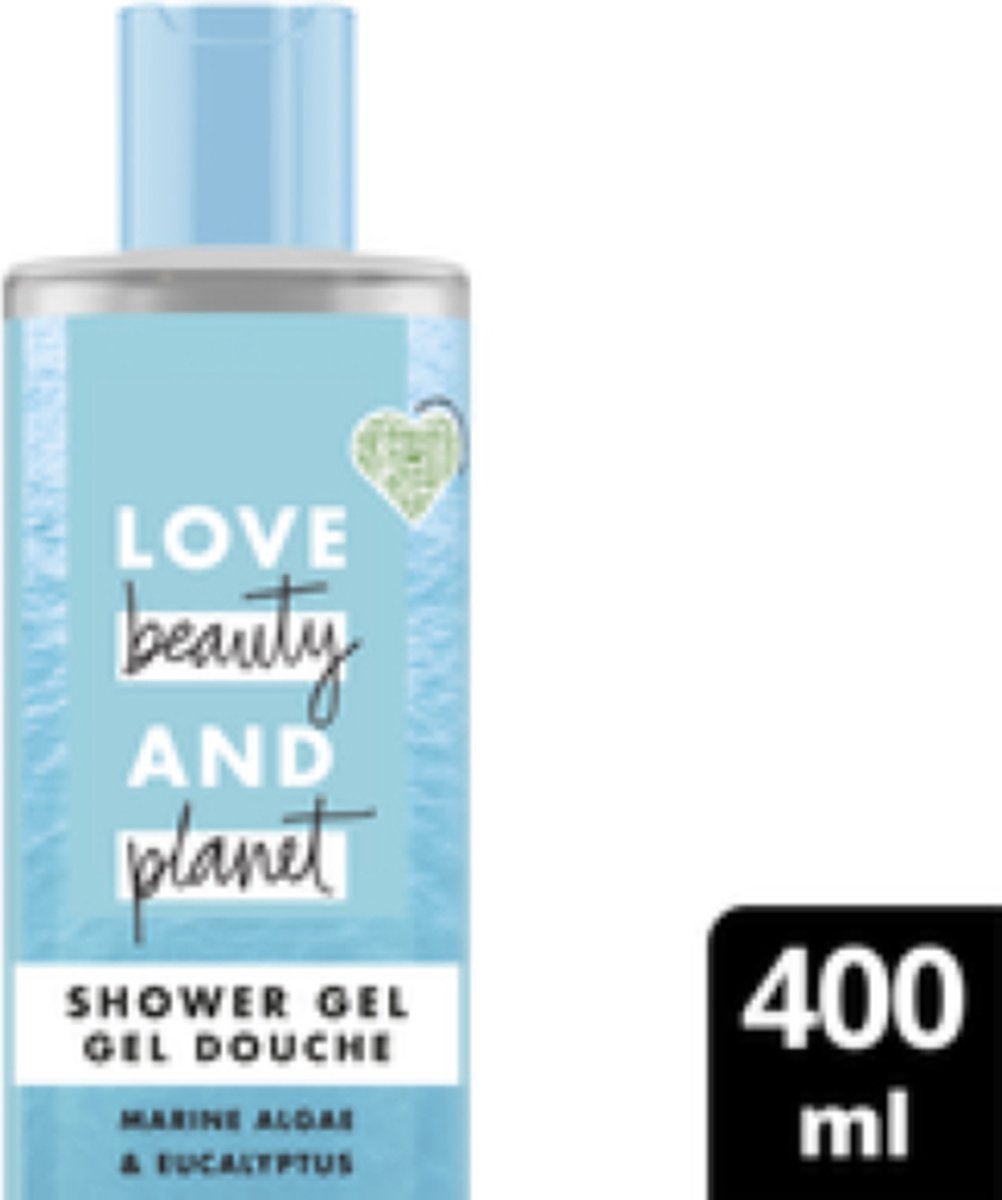 Love Beauty and Planet 2X Showergel Marine Algae & Eucalyptus Wave of Hydration 400 ml