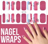 By Emily - Nagel wrap - Seeds of Happiness | 16 stickers | Nail wrap | Nail art | Trendy | Design | Nagellakvrij | Eenvoudig | Nagel wrap | Nagel stickers | Folie | Zelfklevend | Sjablonen