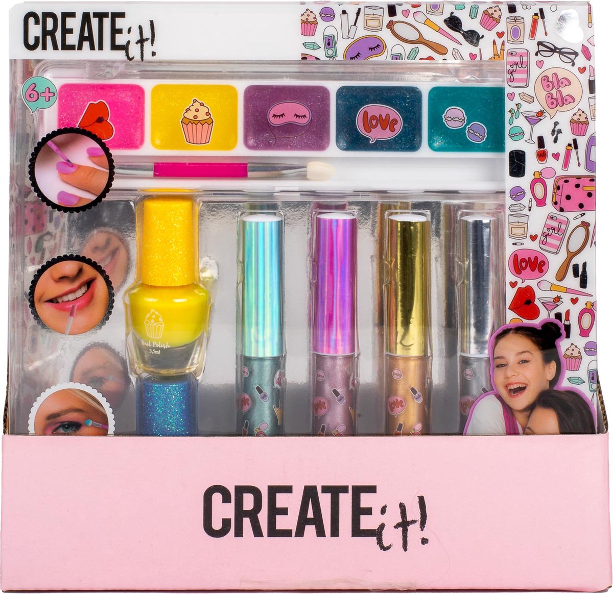 create it! make-up set metallic Merk: Canenco
