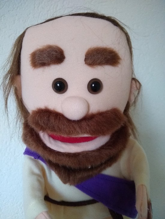Bijbelse handpop Jezus - Sillypuppets 35cm - Bijbelverhalen - christelijke cadeaus - Doop - Communie - Zondagschool