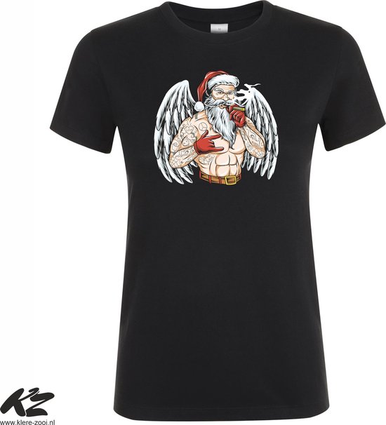 Klere-Zooi - Tough Guy Santa Claus - Dames T-Shirt - 3XL