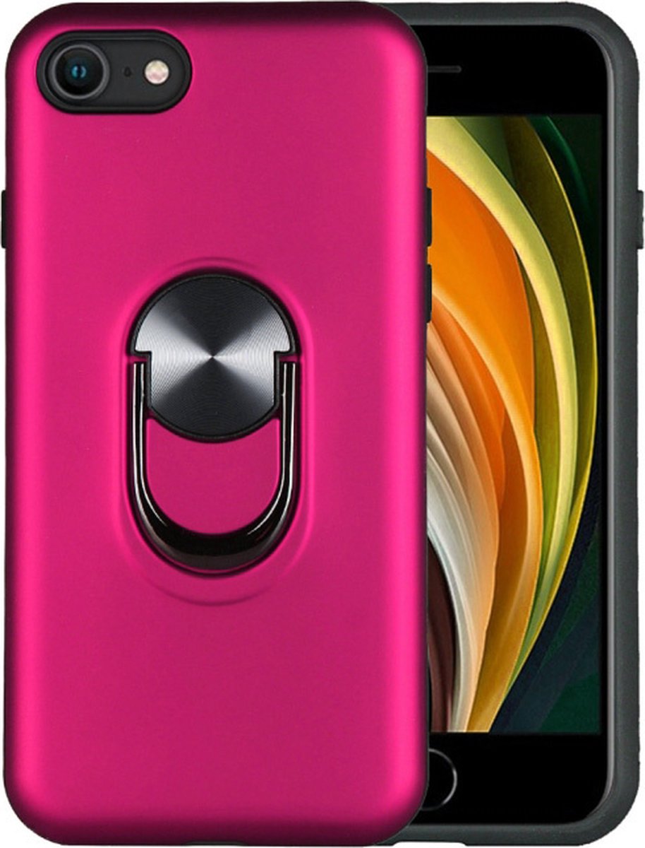 Hoesje Geschikt voor iPhone 7G/8G hoesje Shockproof Armor case - back cover – TPU – Roze