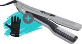 Bol.com Ultron Perfect Steam Stoomstijltang + Cosmeticall 5-Vinger Model Handschoen - Professionele Stijltang - Steampod - Titan... aanbieding