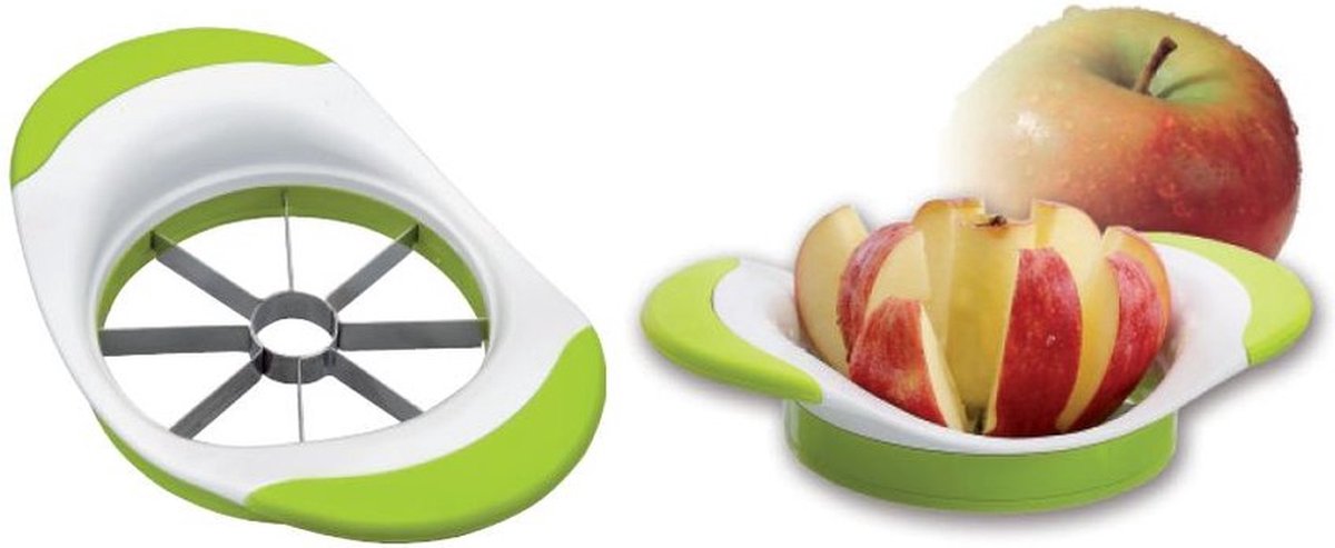 Doodadeals Apple Slicer Wedges - Acier inoxydable - Vide pomme - Coupe pomme  - Couteau