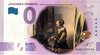 Afbeelding van het spelletje 0 Euro biljet 2021 - Johannes Vermeer Brieflezend Meisje bij het Venster KLEUR