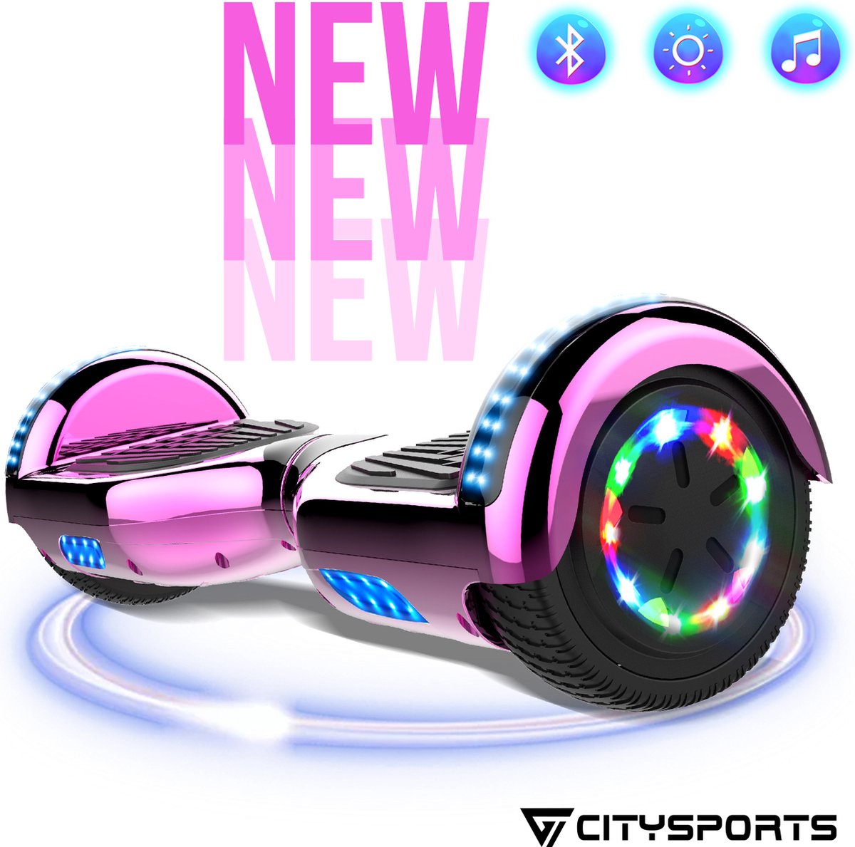 CITYSPORTS 6.5 hoverboard geintegreerde bluetooth elektrische hoverboard bol