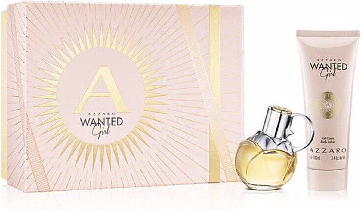 Azzaro Wanted Girl Giftset - 30 ml eau de parfum spray + 100 ml bodylotion - cadeauset voor dames