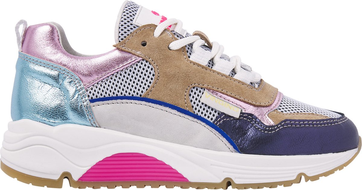 Vingino Audrey Sneaker Meisjes Multicolor blue Maat 39 bol