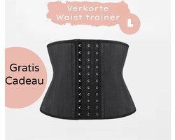 Waist trainer snel afvallen corset body shaper dames buikband na zwangerschap na operatie latex korset waist shaper lingerie kleding afslanken fitness sport Maat L - Milaya Pantera ®
