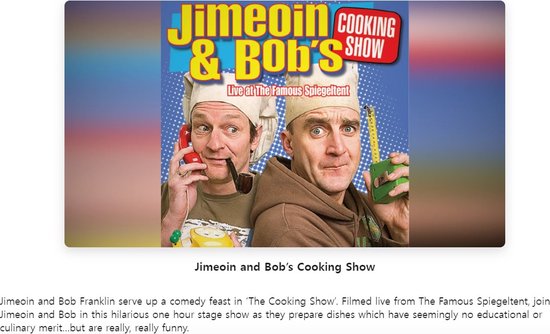 Jimeoin & BoB'S - Live at The Famous Spiegeltent — afbeelding 2