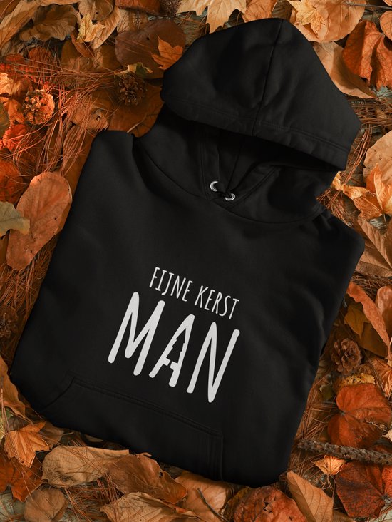 Matching Kerst Hoodies Vader & Kind - Kersttrui Fijne Kerst Man - Papa maat M & Kind maat 98/104 van Shoppartners — afbeelding 5