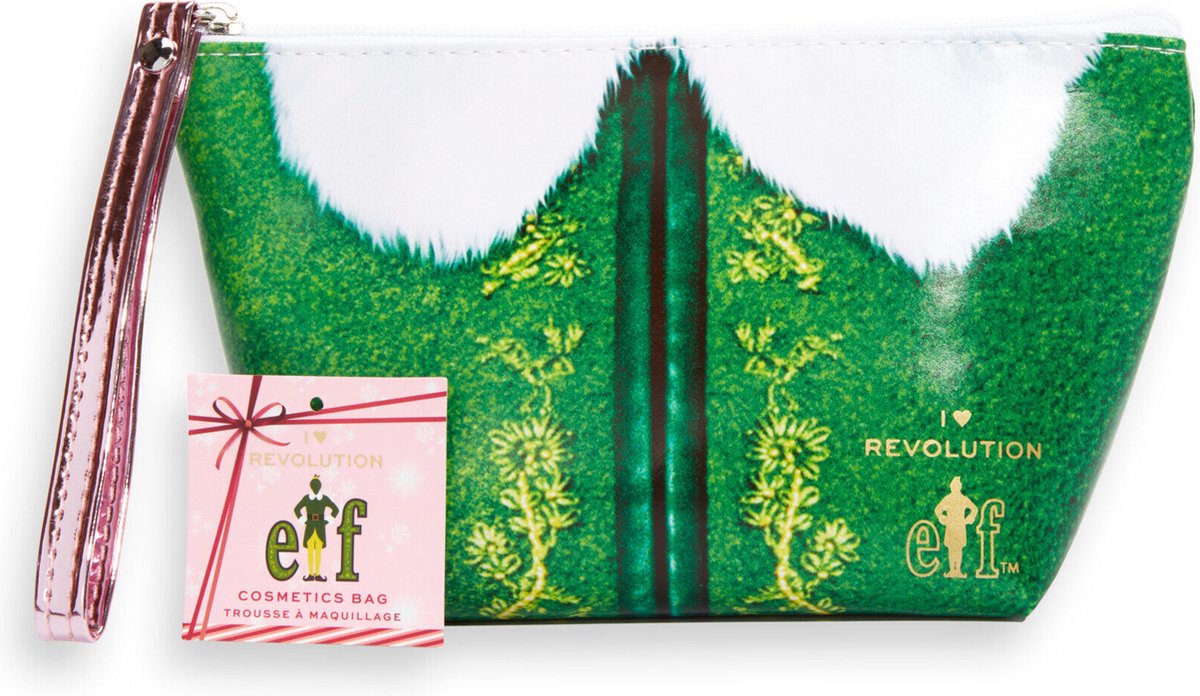 I Heart Revolution x Elf Makeup Bag - Kerst Cadeau - ELF Beauty Bag - Makeup Tas - Feestdagen