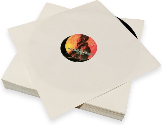 12 Papier & Kunststoff Polylined Record Innenhüllen für LP Vinyl Record Alben A