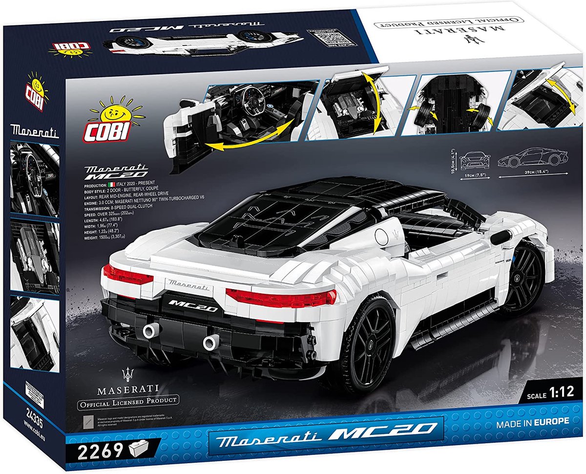 COBI Maserati MC20 Constructiespeelgoed thumbnail 3