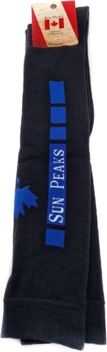 Sun Peaks - skisokken blauw- maat 44-47