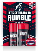 LET'S GET READY TO RUMBLE -Original- Bodyspray & - Wash + Wristband - Giftset