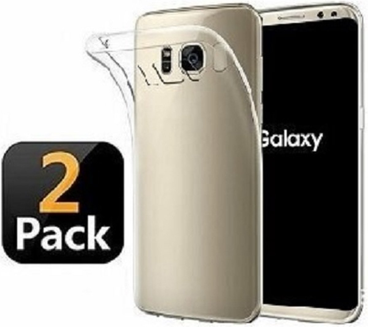 Samsung S8 Hoesje Siliconen TPU Transparant 2x