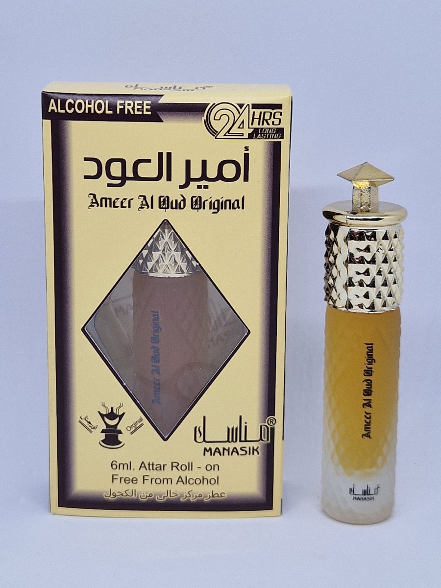 Ameer Al Oud Original - 6ml roll on - Manasik - Alcohol Free