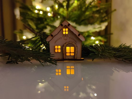 LULUFUN Bouwblokset, regenboog, boomhuis, mini-bouwdoos voor volwassenen, speelgoedcadeaus voor verjaardag, Kerstmis, Nieuwjaar
