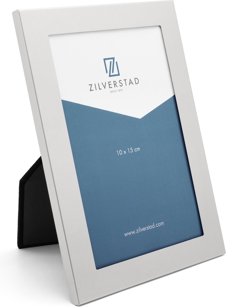 Zilverstad Fotolijst Nevada 10x15 cm - aluminium Zilver