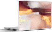 Laptop sticker - 15.6 inch - Verf - Abstract - Pastel - 36x27,5cm - Laptopstickers - Laptop skin - Cover