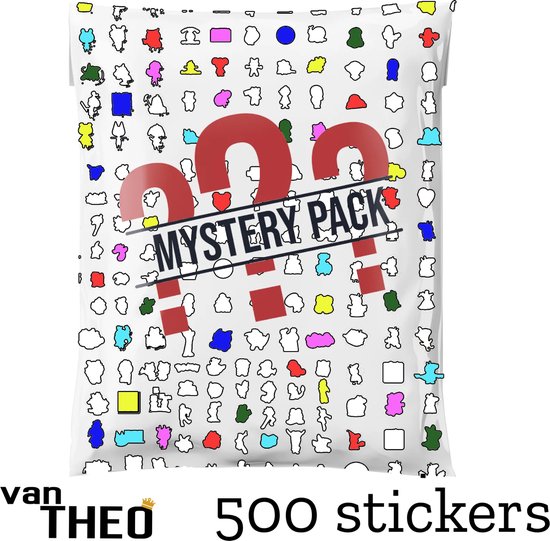 Stickers Kinderen Mystery Box 500 Stuks Verrassingspakket Stickervellen 0062