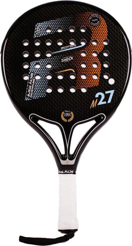 Royal Padel M27 Polyethylene Limited Edition (Rond) - 2023 padelracket zwart/oranje