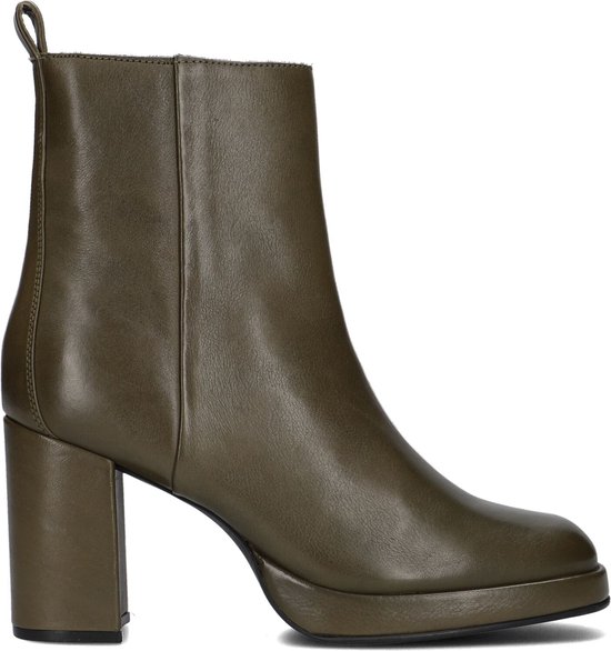Bronx New Melanie Enkellaarsjes - Enkelboots met rits - Dames - Groen -  Maat 41 | bol