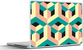 Autocollant pour ordinateur portable - 17,3 pouces - 3D - Motifs - Cube - 40x30cm - Autocollants pour ordinateur portable - Skin pour ordinateur portable - Couverture