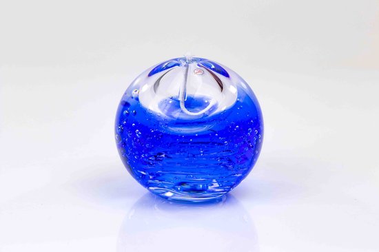 Olielamp lont - Olielamp glas - Olielamp binnen - Olielampjes voor op tafel - Oceaan Blauw van Gusta — afbeelding 2