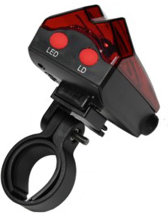 Benson Fiets achterlicht - fietsverlichting met LED laser - Universeel — afbeelding 2