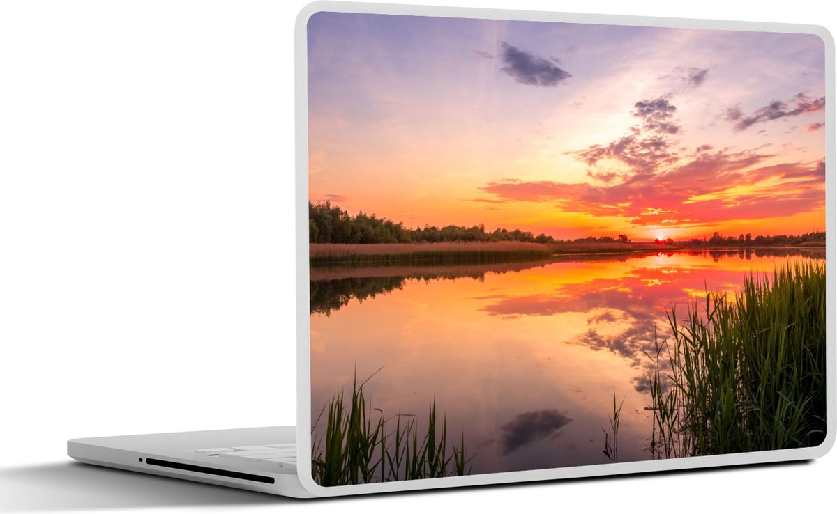 Laptop sticker - 13.3 inch - Water - Lucht - Natuur - 31x22,5cm - Laptopstickers - Laptop skin - Cover