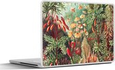 Laptop sticker - 10.1 inch - Bloemen - Kunst - Vintage - Natuur - Botanisch - 25x18cm - Laptopstickers - Laptop skin - Cover