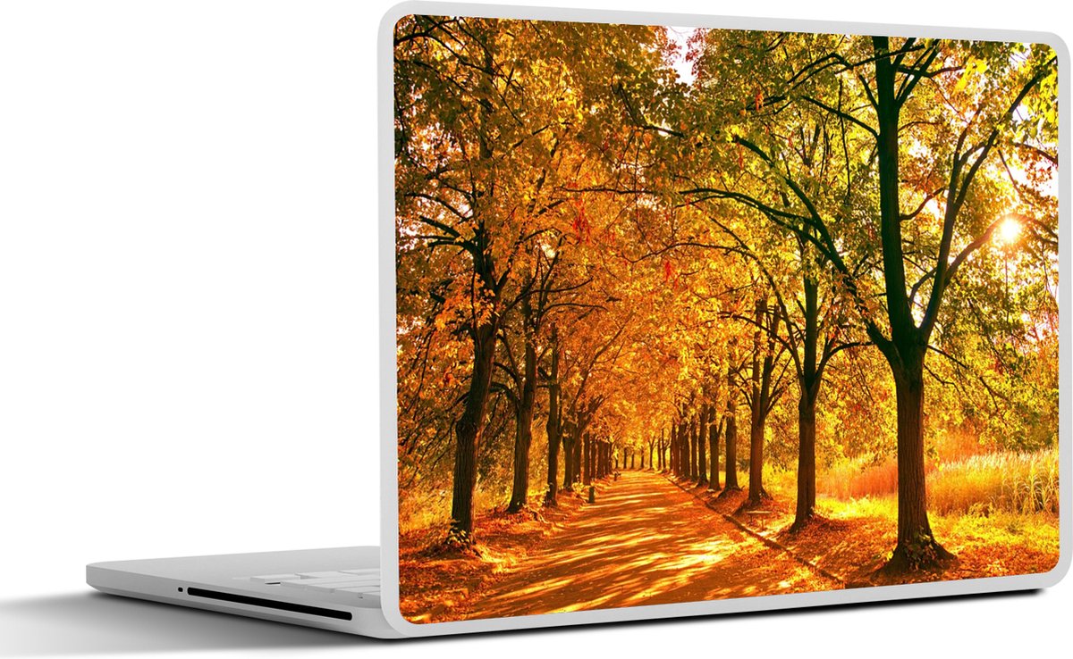 Laptop sticker - 12.3 inch - Bos - Herfst - Seizoenen - Landelijk - 30x22cm - Laptopstickers - Laptop skin - Cover