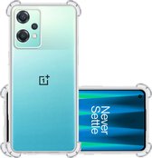 Hoes Geschikt voor OnePlus Nord CE 2 Lite Hoesje Siliconen Cover Shock Proof Back Case Shockproof Hoes - Transparant
