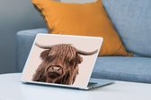 Sticker ordinateur portable - 11,6 pouces - Highlander écossais - Vache - Fourrure
